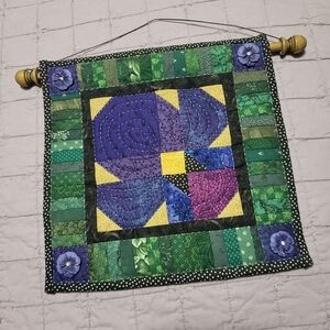 Colorful Patchwork Wall Hanging